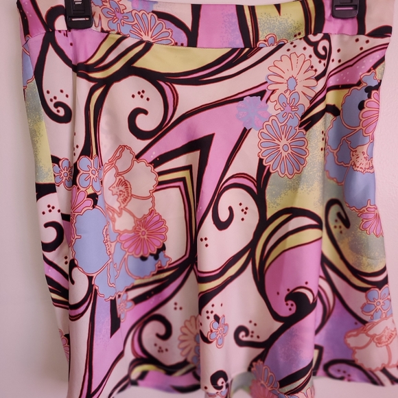 Free people printed mini flare skirt - Picture 2 of 4